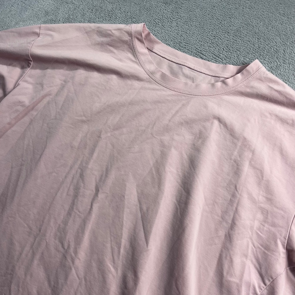 Lululemon All Yours Tee Short Sleeve T-Shirt Pink Dusty Rose Relaxed Fit